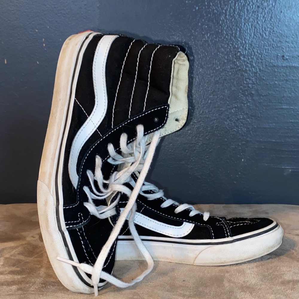 Size 6 High Top Vans Skater Tennis Shoes Women